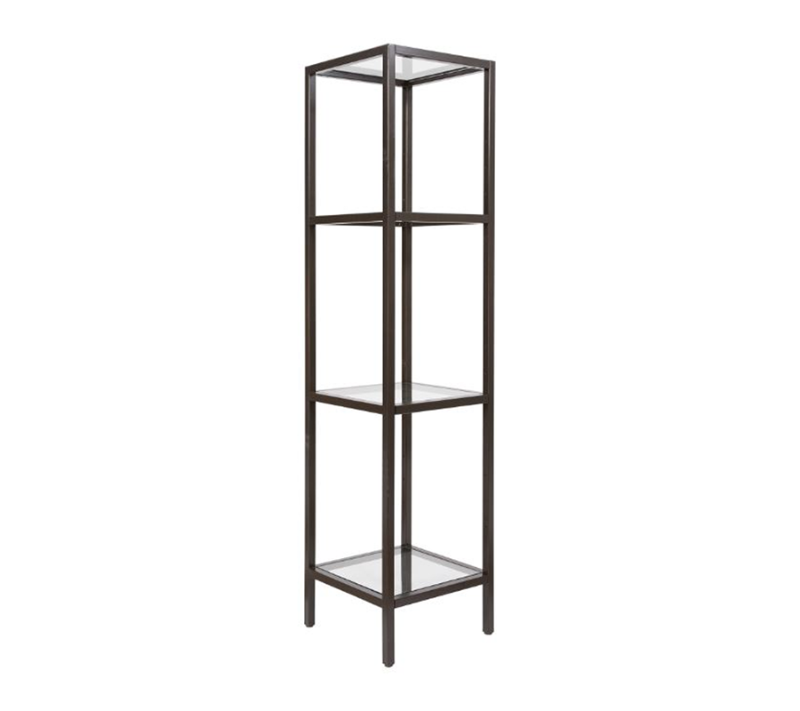 67″ Tiered Bronze Tower Display Case