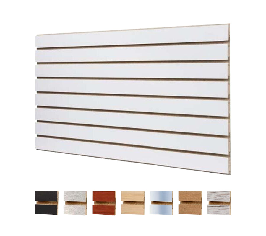 4′ x 8′ Slatwall Panel (Pack Of 1) – White