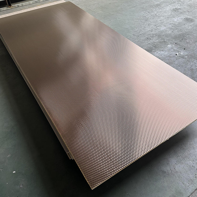 Metal Wood Veneer Wall Panel