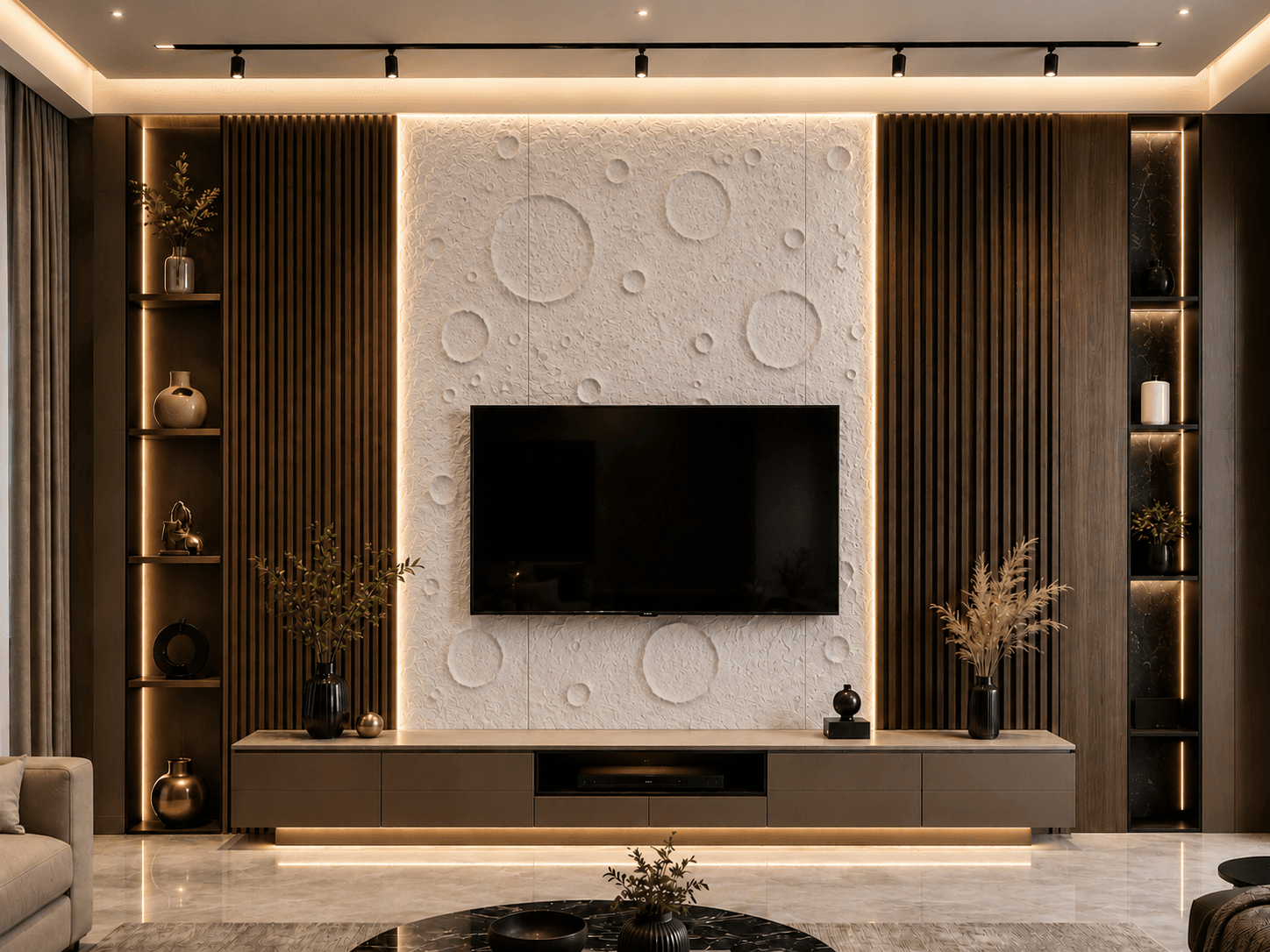 Luxury Bayleen wall panels and architectural interior finishes