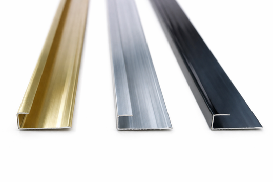 Aluminum trim--L Connection - 0.015inch