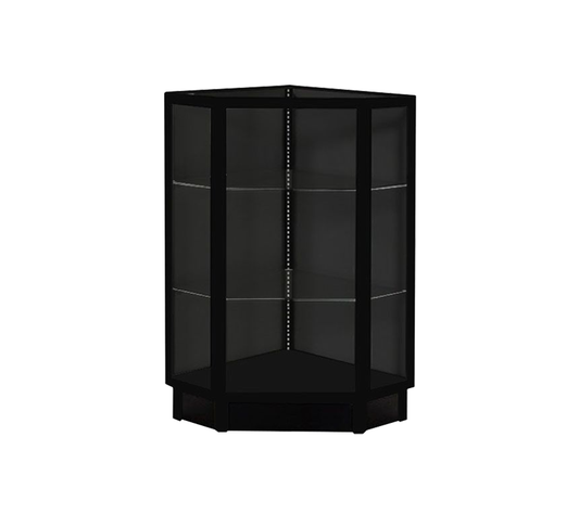 38″H Black Standard Extra Vision Pentagon Corner Case