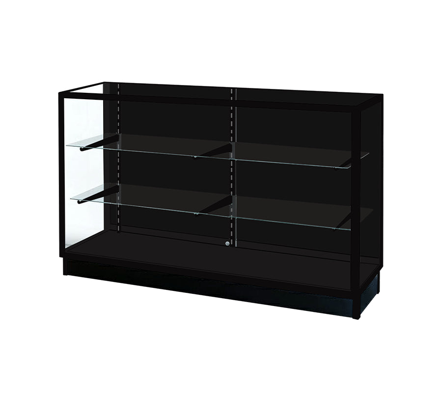 4′ Black Standard Extra Vision Display Case