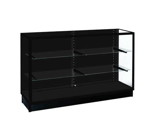 4′ Black Standard Extra Vision Display Case
