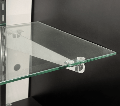 Snap-In Shelf Supporters w/ Rubber Bumpers For Knife Brackets