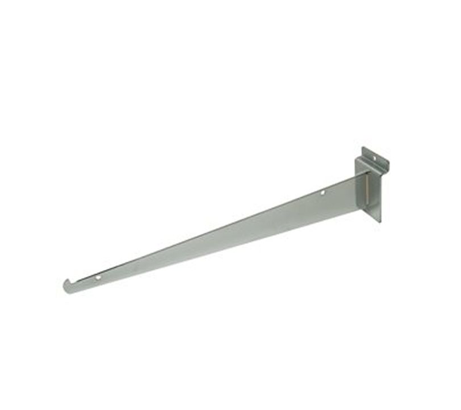 14″ Shelf Bracket For Slatwall – Chrome