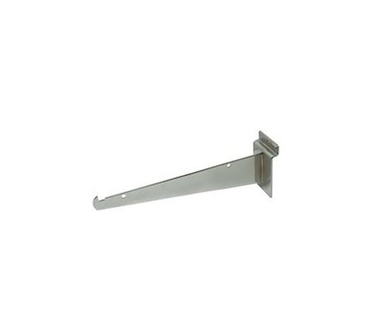 8″ Shelf Bracket For Slatwall – Chrome