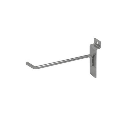 6″ Slatwall Hook – Chrome