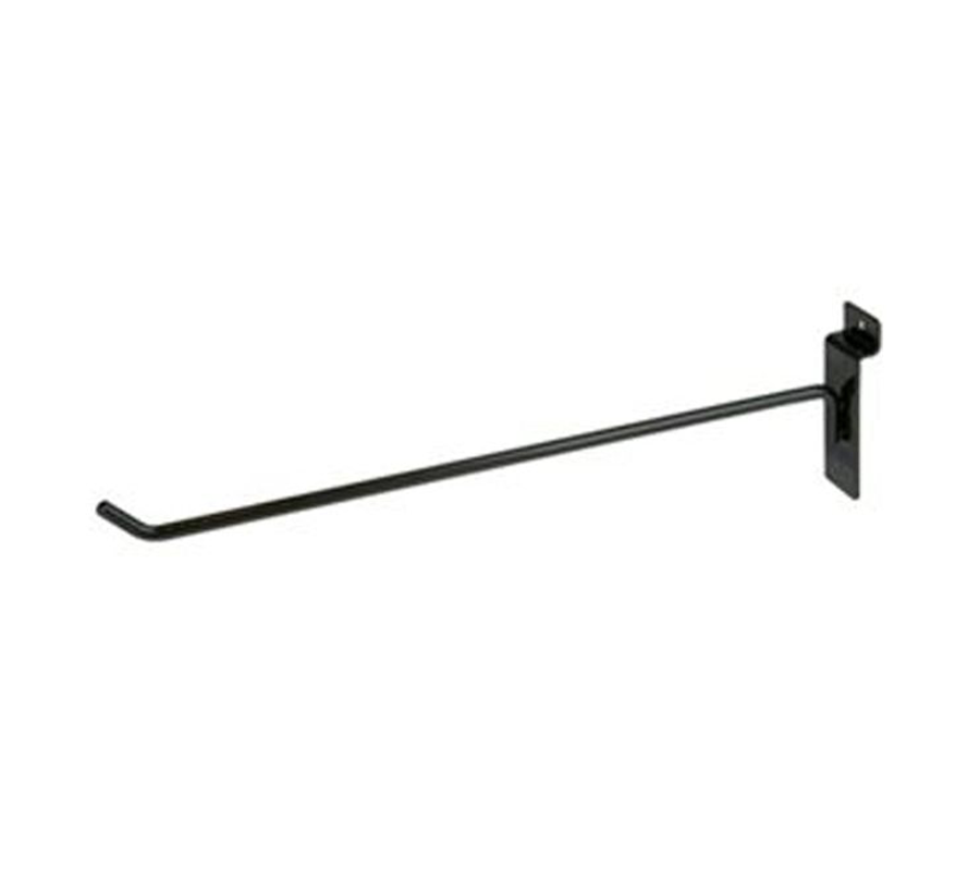 12″ Slatwall Hook – Black