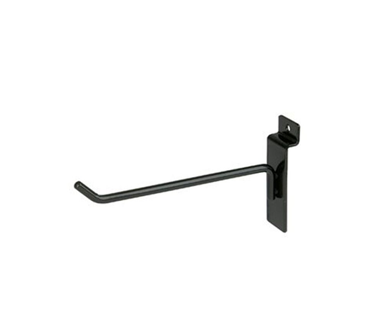 6″ Slatwall Hook – Black