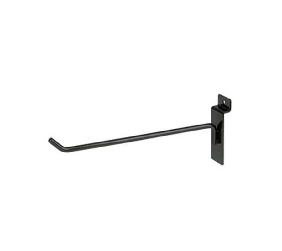 8″ Slatwall Hook – Black