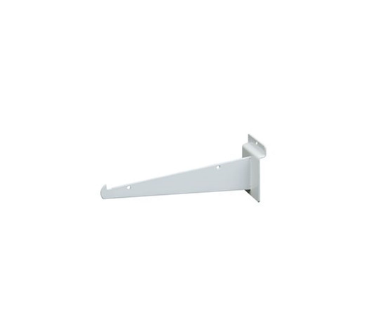 8″ Shelf Bracket For Slatwall – White