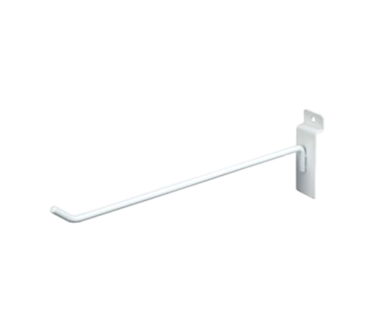 10″ Slatwall Hook – White