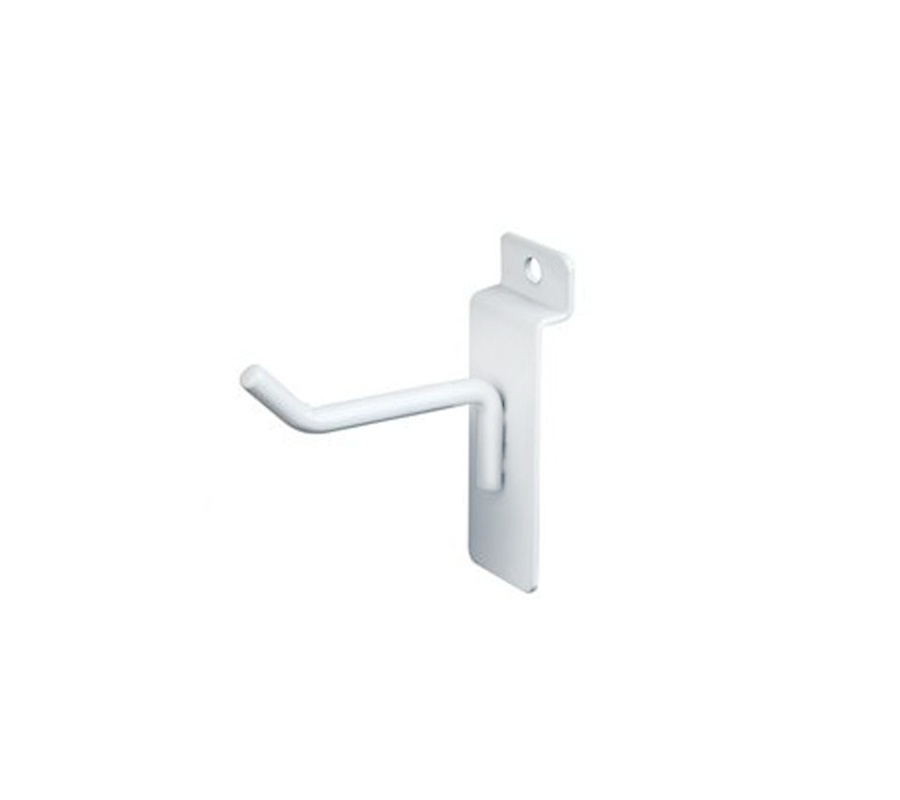 2″ Slatwall Hook – White
