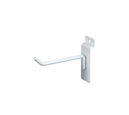 4″ Slatwall Hook – White