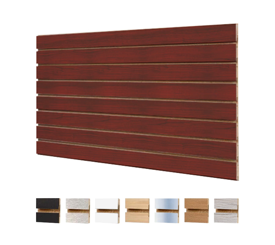 4′ x 8′ Slatwall Panel (Pack Of 1) – Cherry