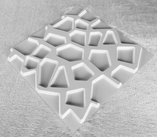 3D plastic wall panels