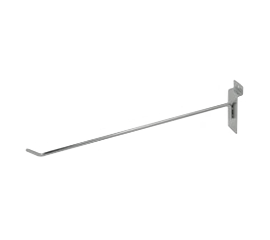 12″ Thin Slatwall Hook – Chrome