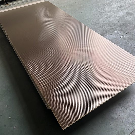 Metal Wood Veneer Wall Panel